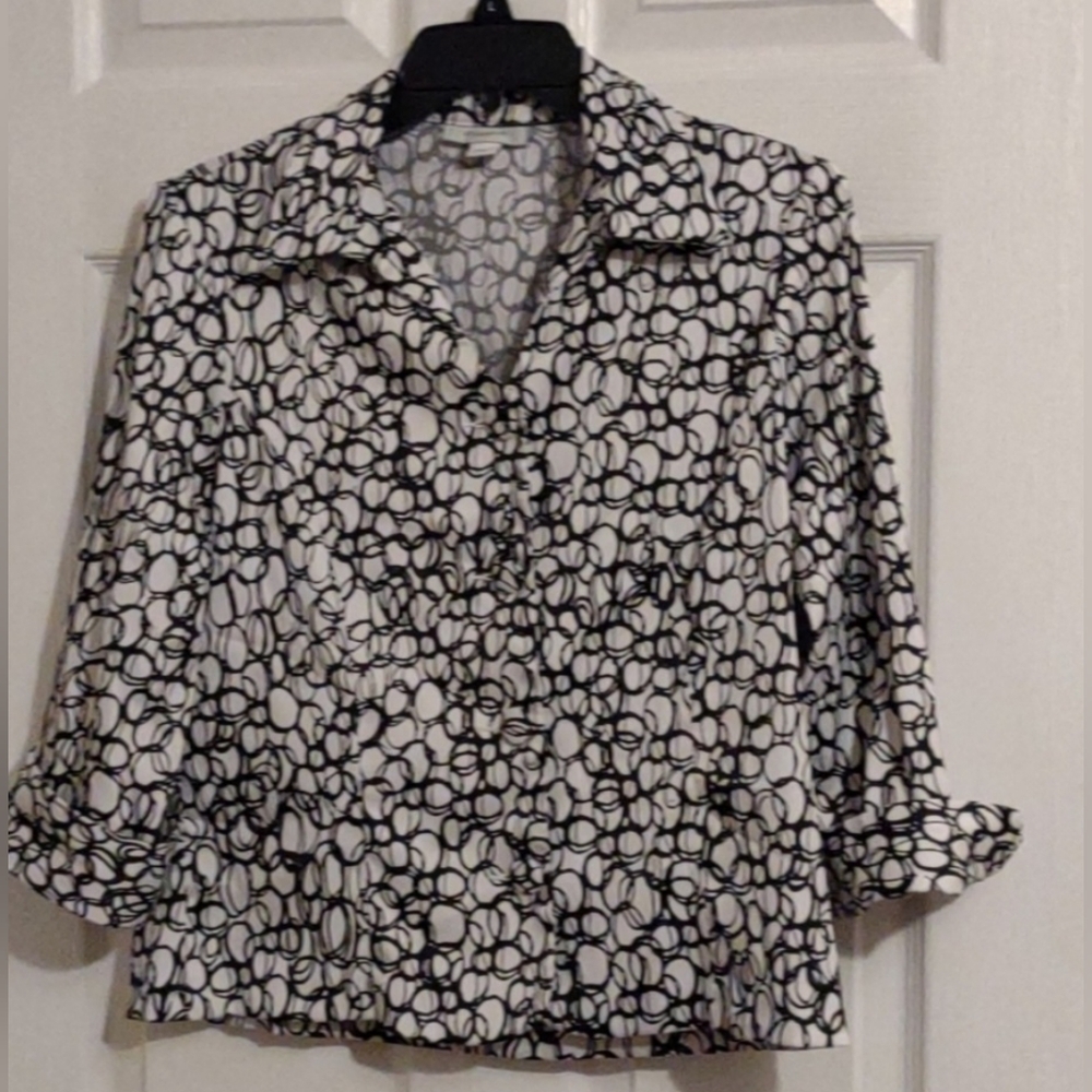 Dressbarn multicolor blouse/jacket size medium